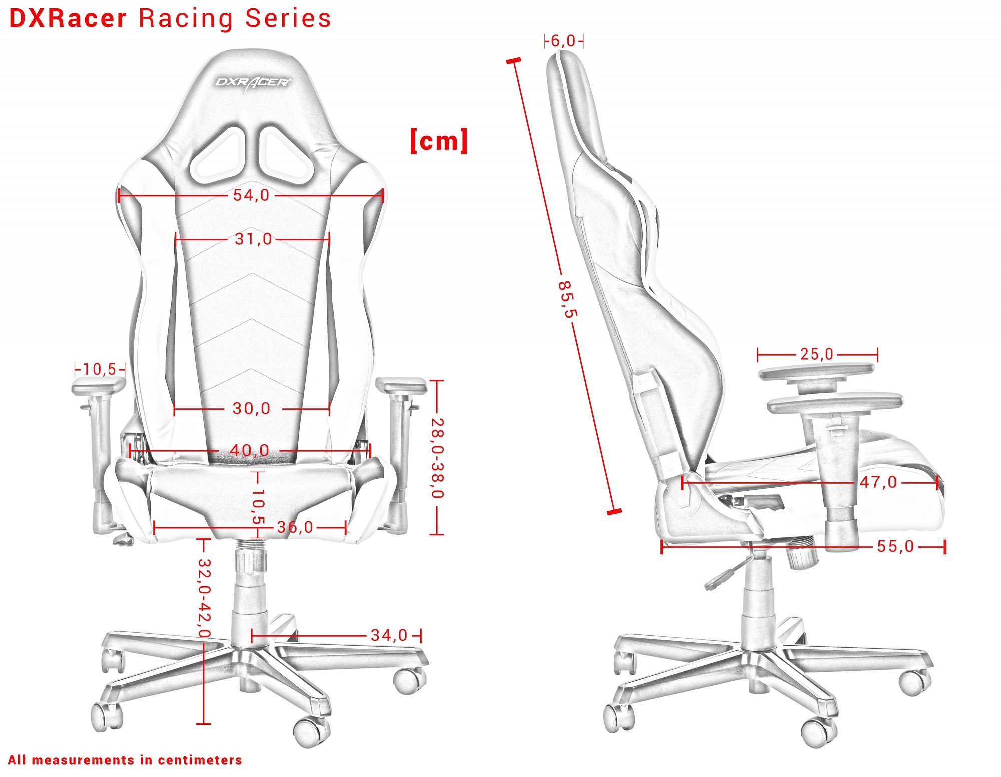 DXRACER компьютерное кресло Oh/ REO/ no