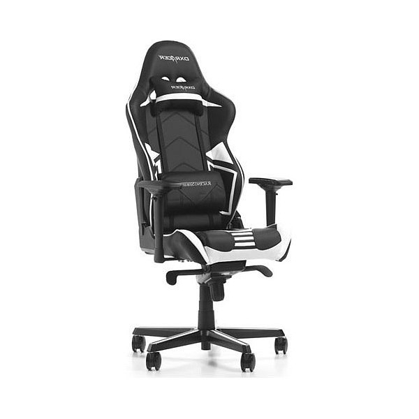 Кресло компьютерное игровое dxracer racing oh rv131 nw