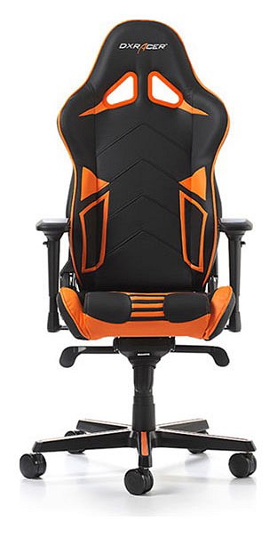 Кресло компьютерное игровое dxracer racing oh rv131 nw