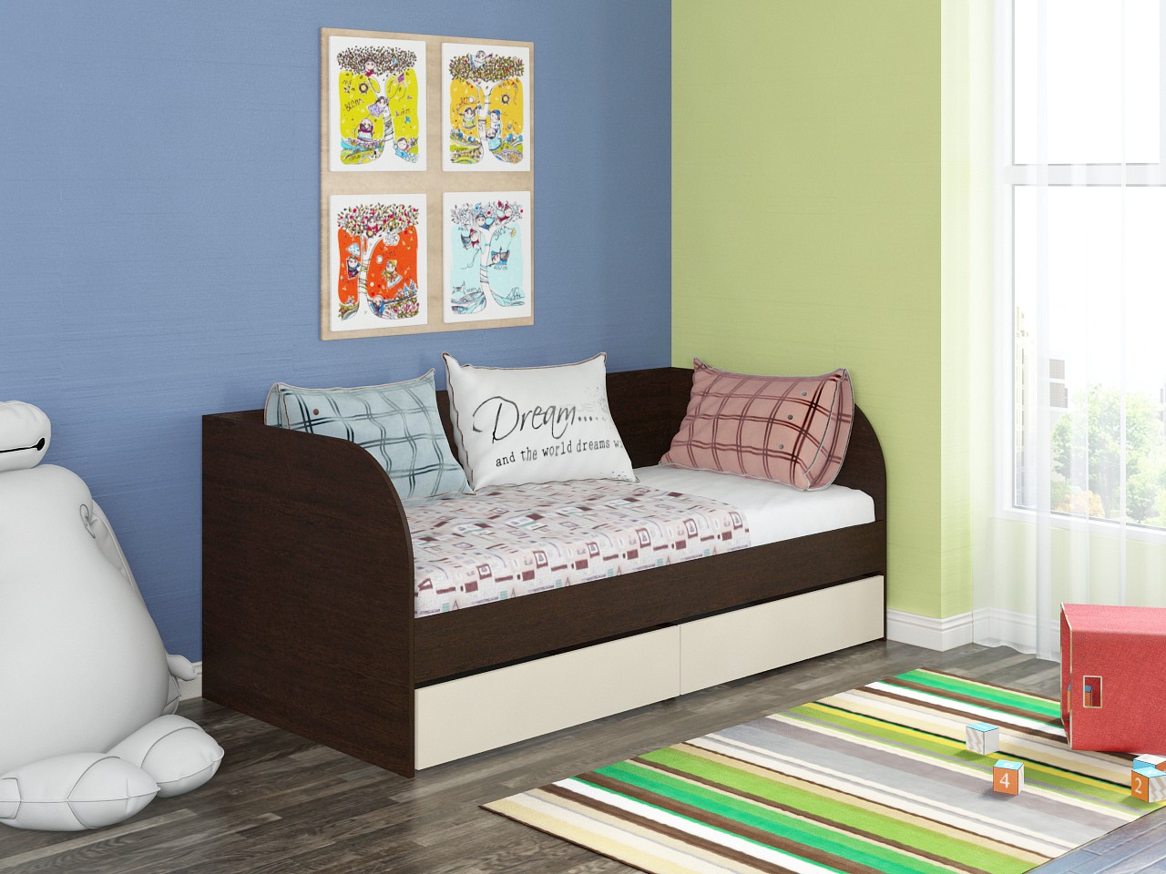 столплит мебель детские кровати