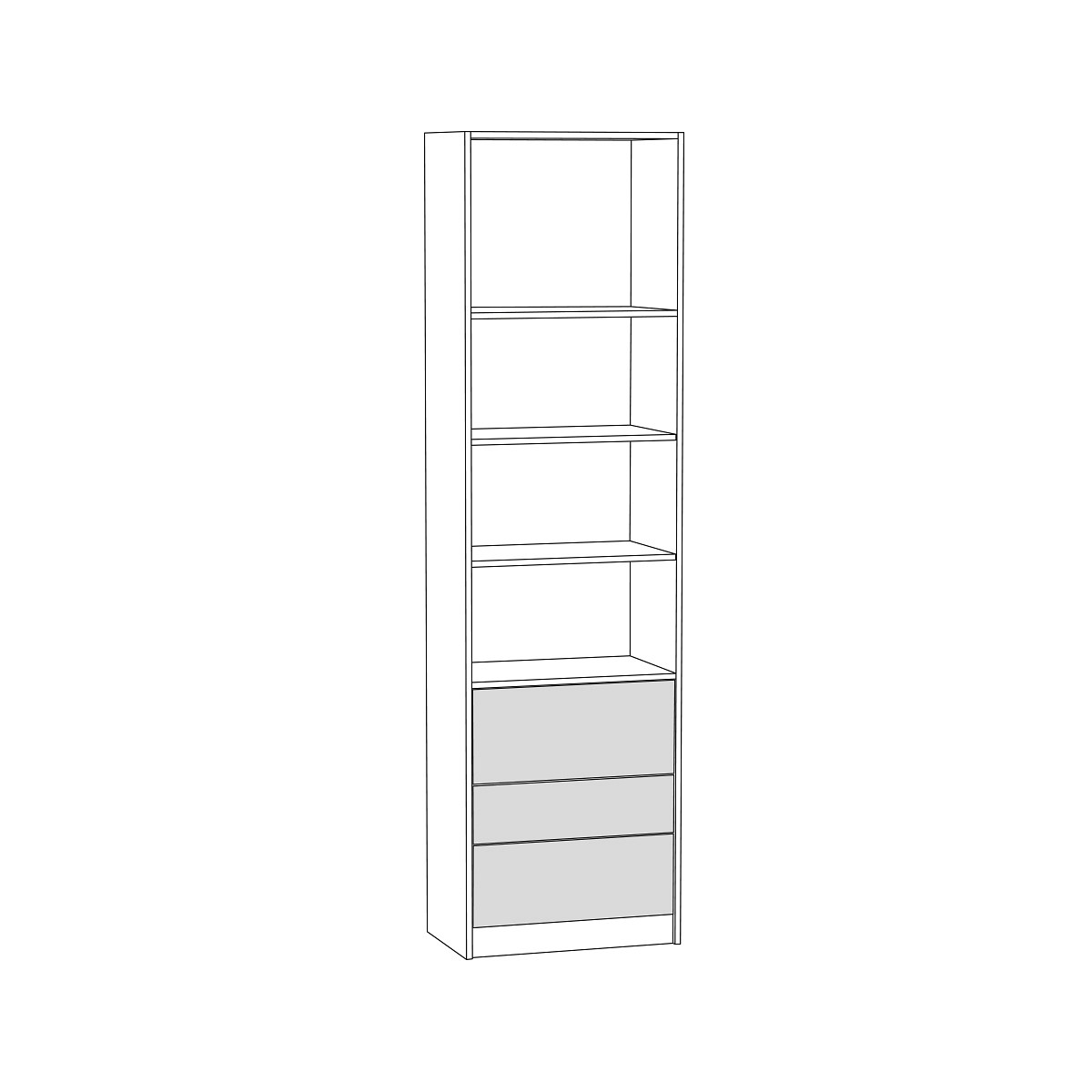 Hemnes ХЕМНЭС полка навесная, белый42x118 см