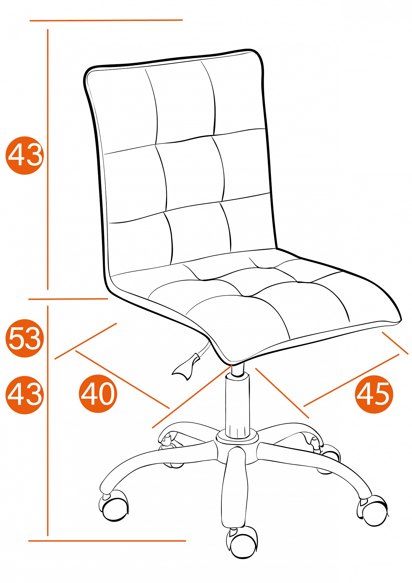 Кресло офисное TETCHAIR Zero (кож/зам, бежевый, 36-34)