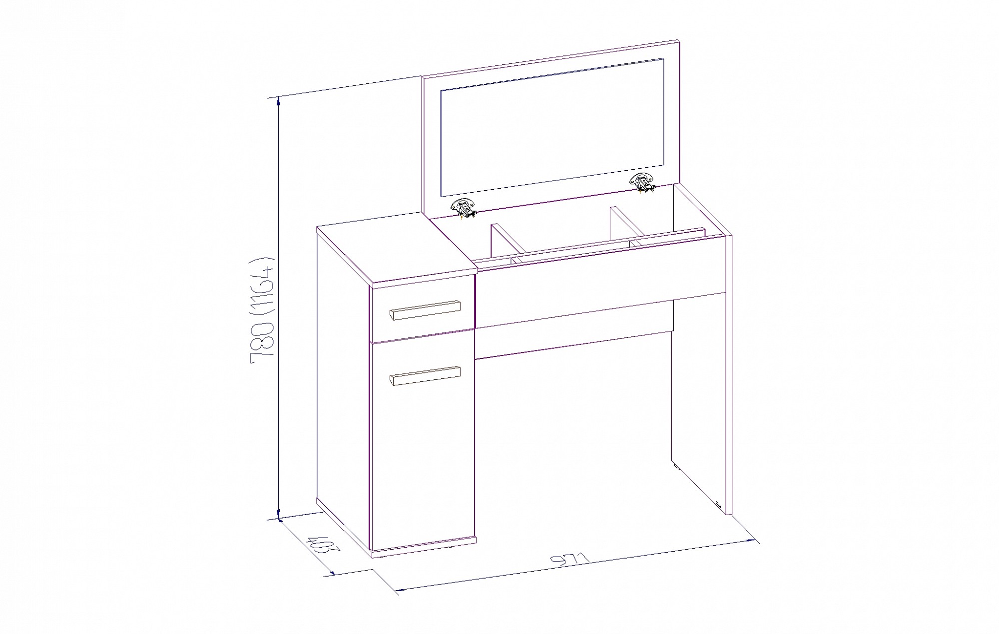туалетный столик чертежи и схемы
