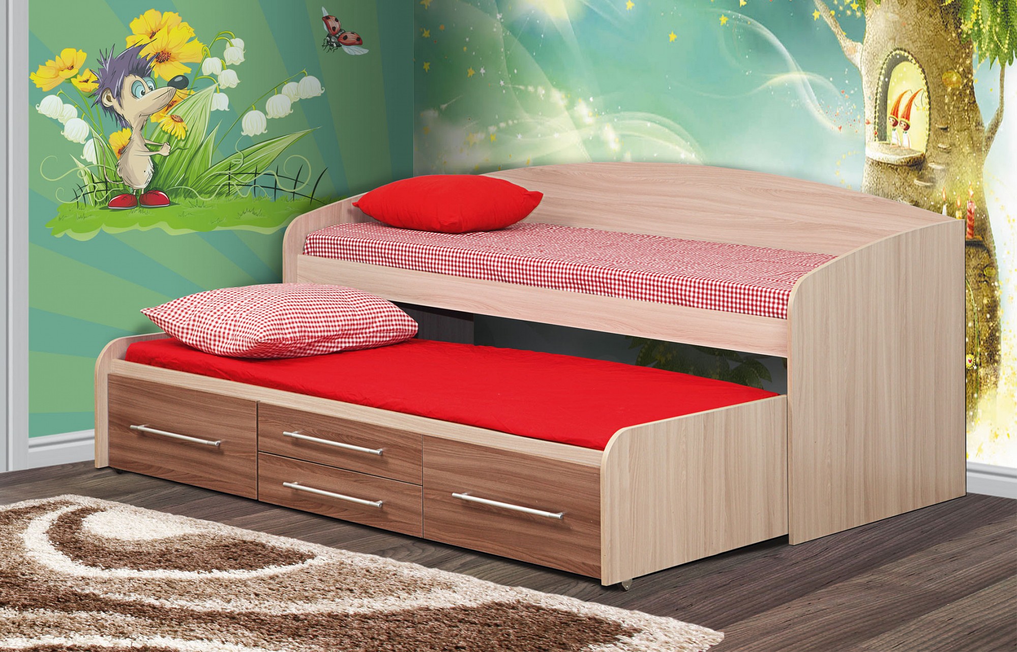 детские кроватки много мебели