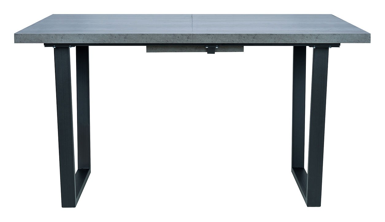 Стол раздвижной Leset Ларс 2р, бетон, металл черный
