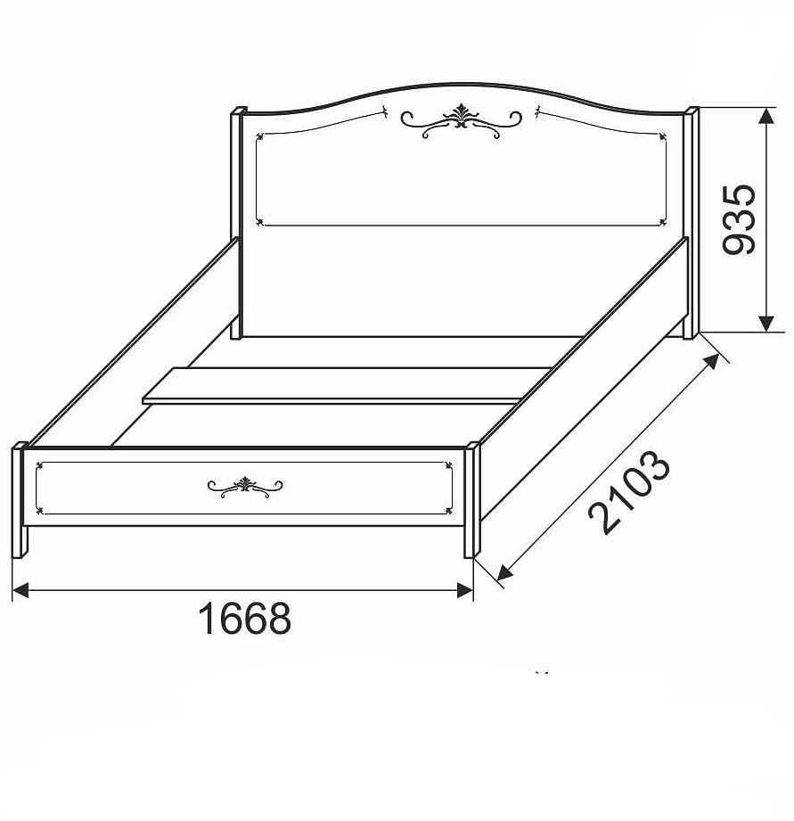 Афродита кровать 160 200