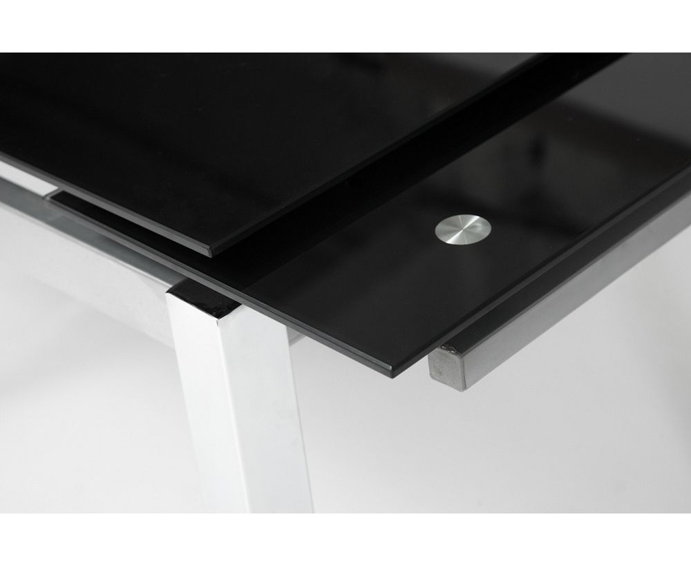 стол раскладной modern campana 346 цвет хром черный