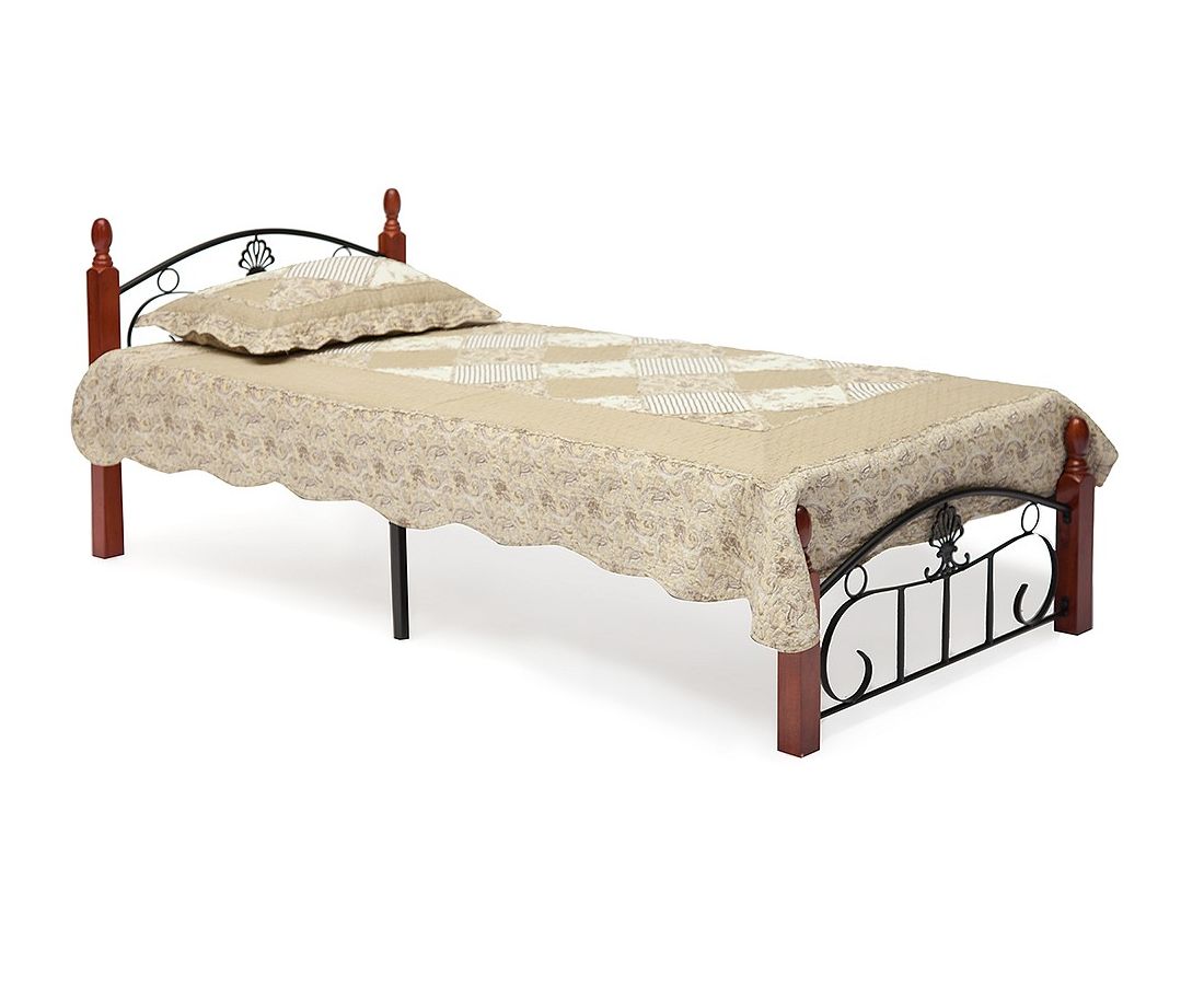 металлическая двуспальная кровать румба