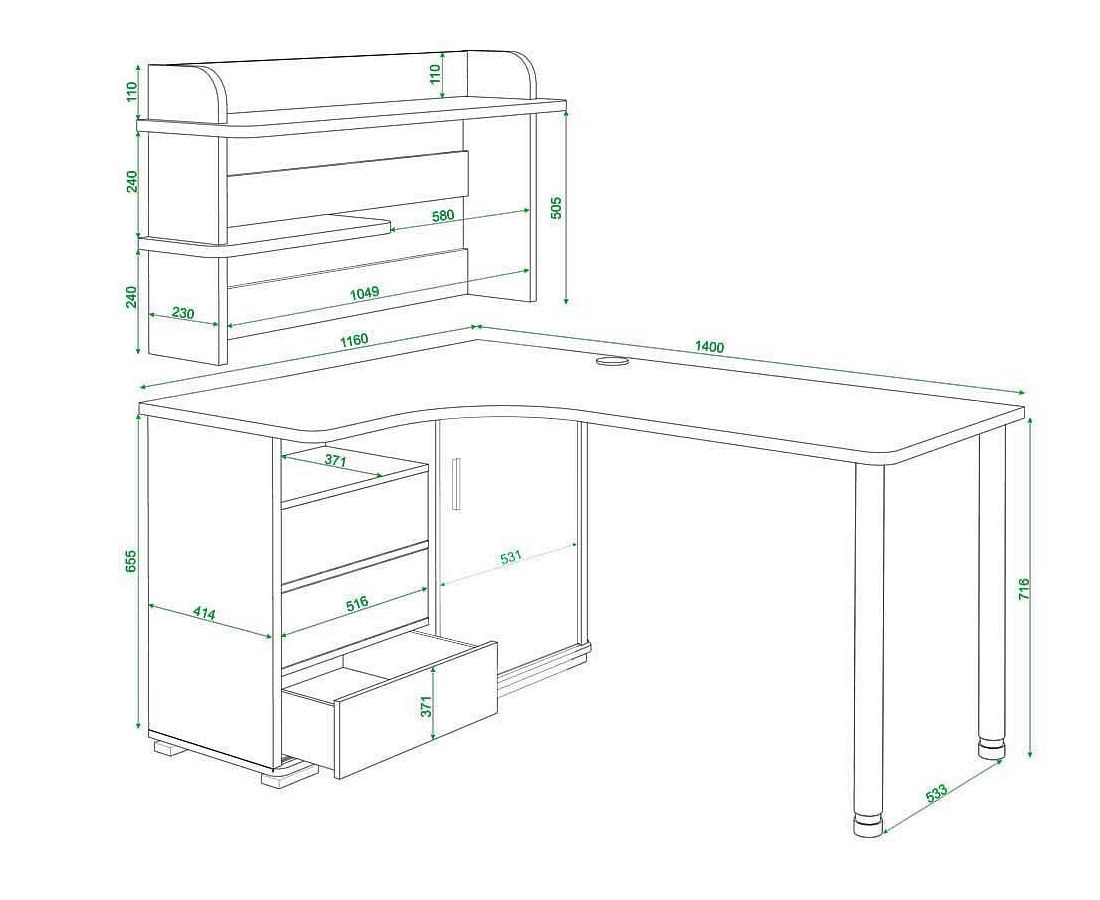 угловой письменный стол качественный