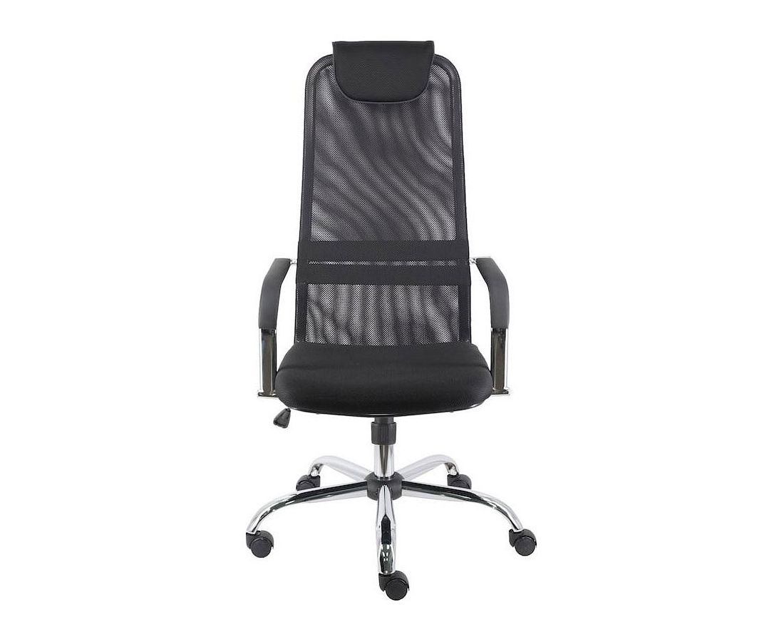 Кресло для руководителя everprof ep 708 tm черное искусственная кожа хромированный металл