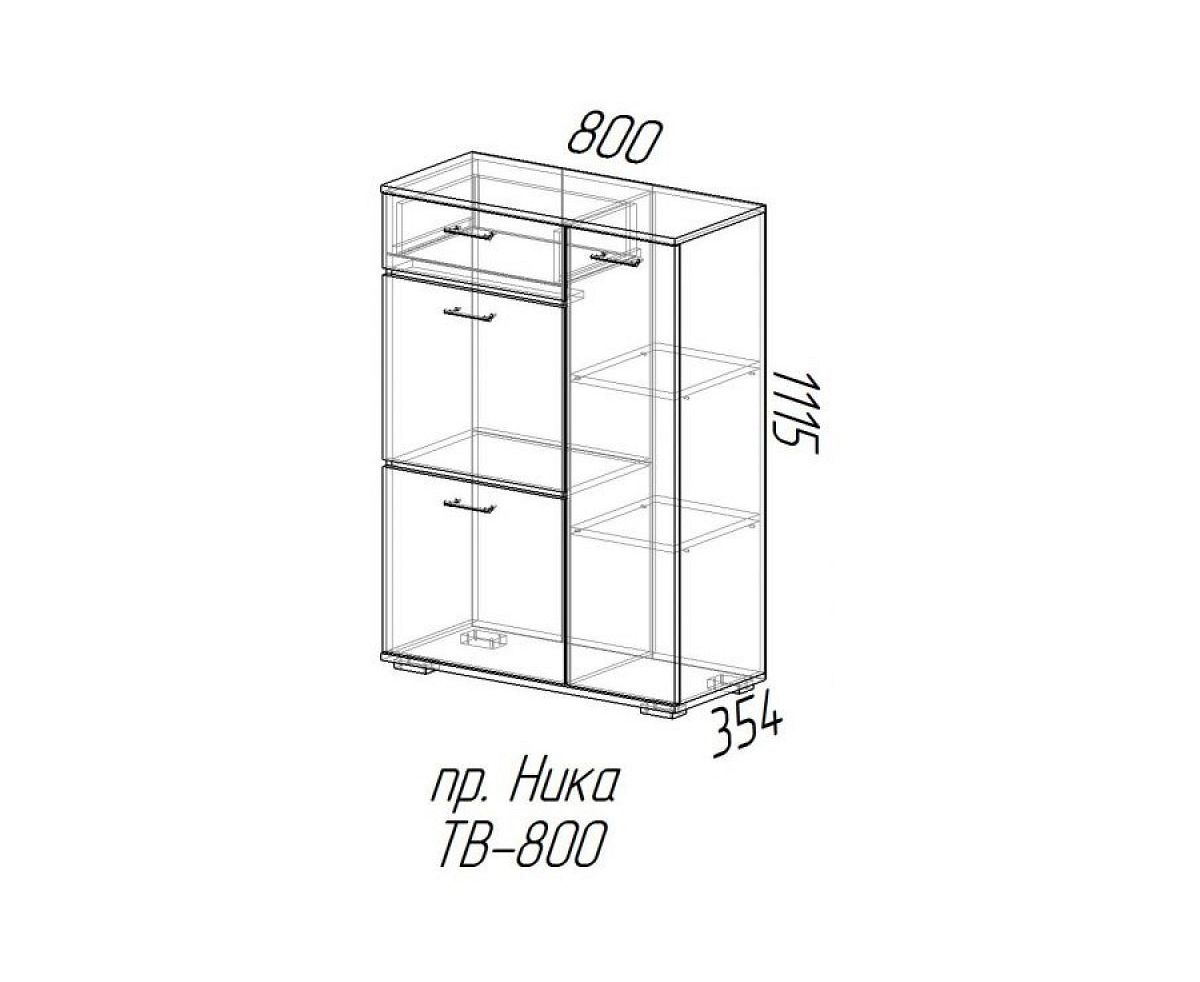 Тумба-обувница Ника тв500,