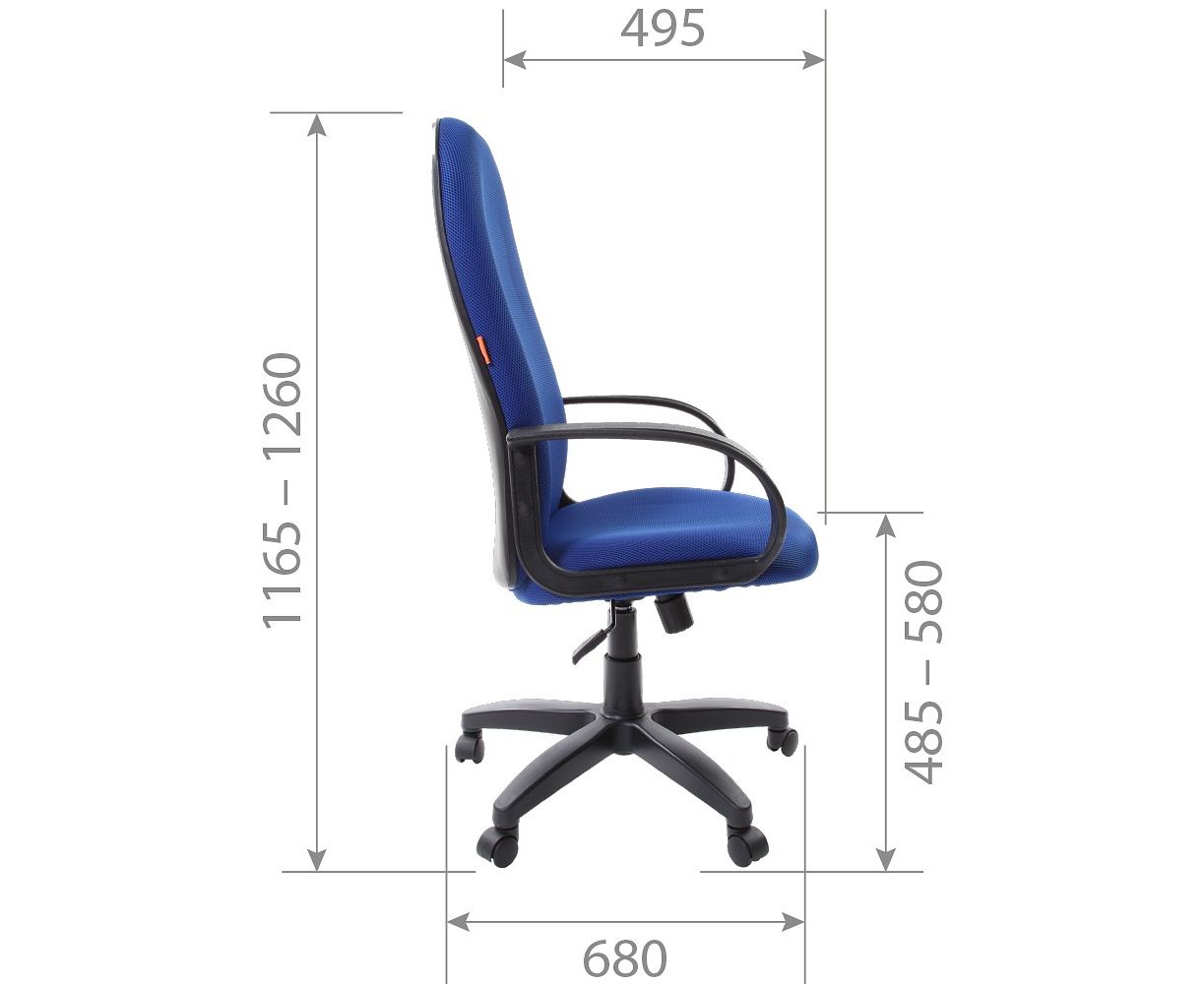 кресло офисное chairman 681