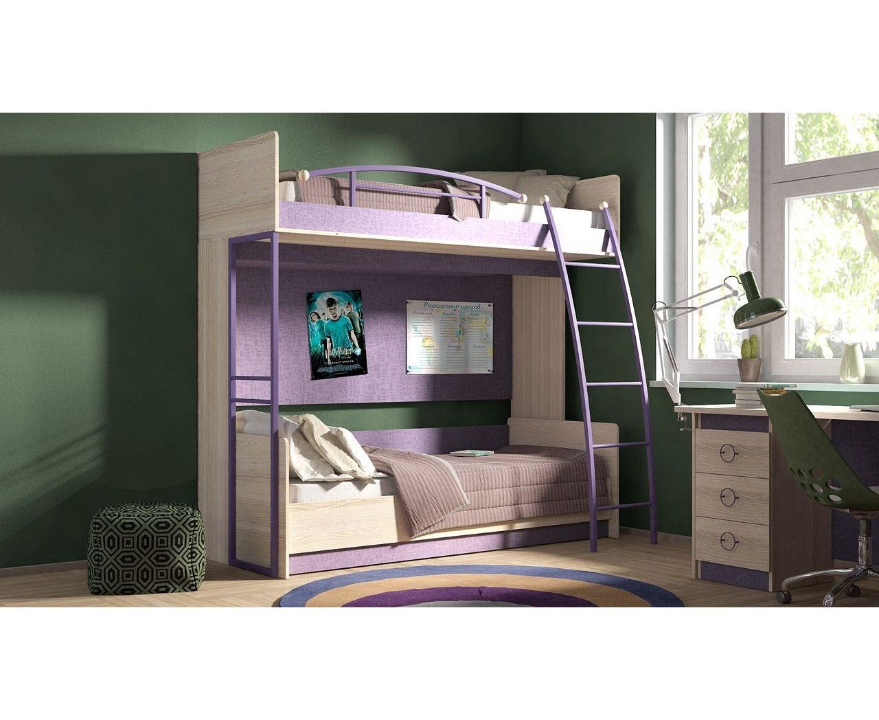 мебель индиго детская фиолетовая