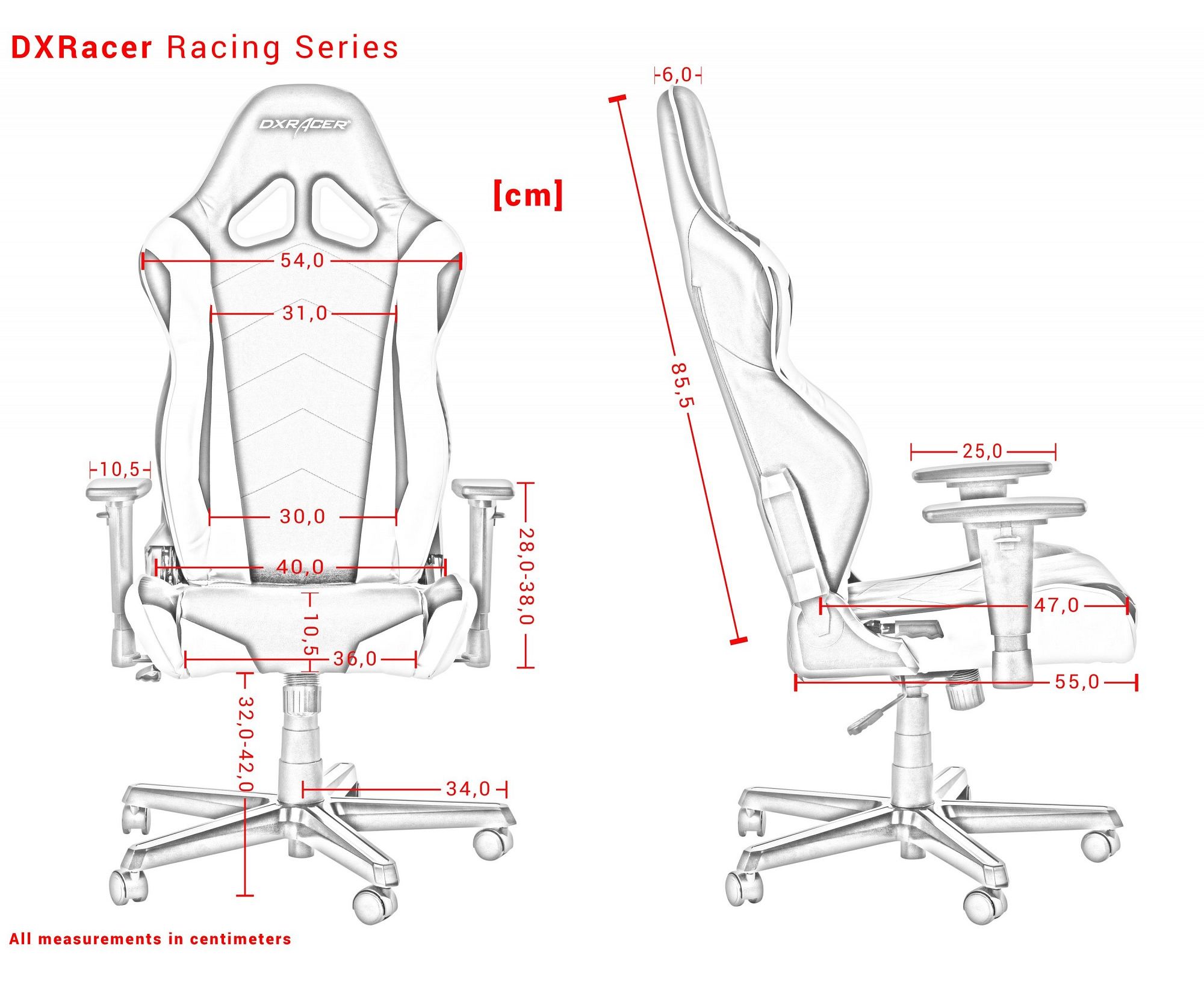 Кресло компьютерное игровое DXRACER Oh/re0/NP