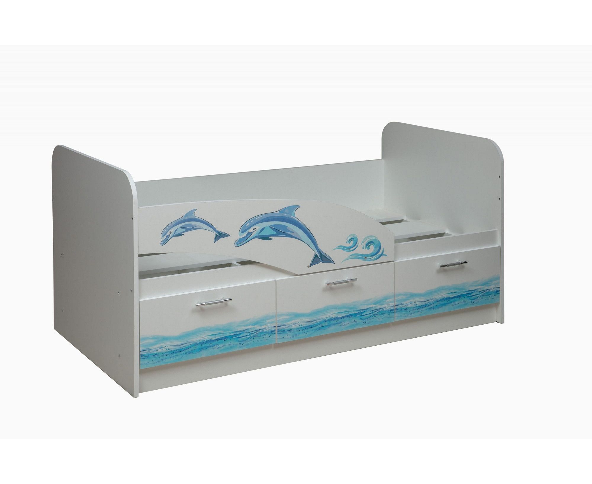 Схема детской кровати дельфин