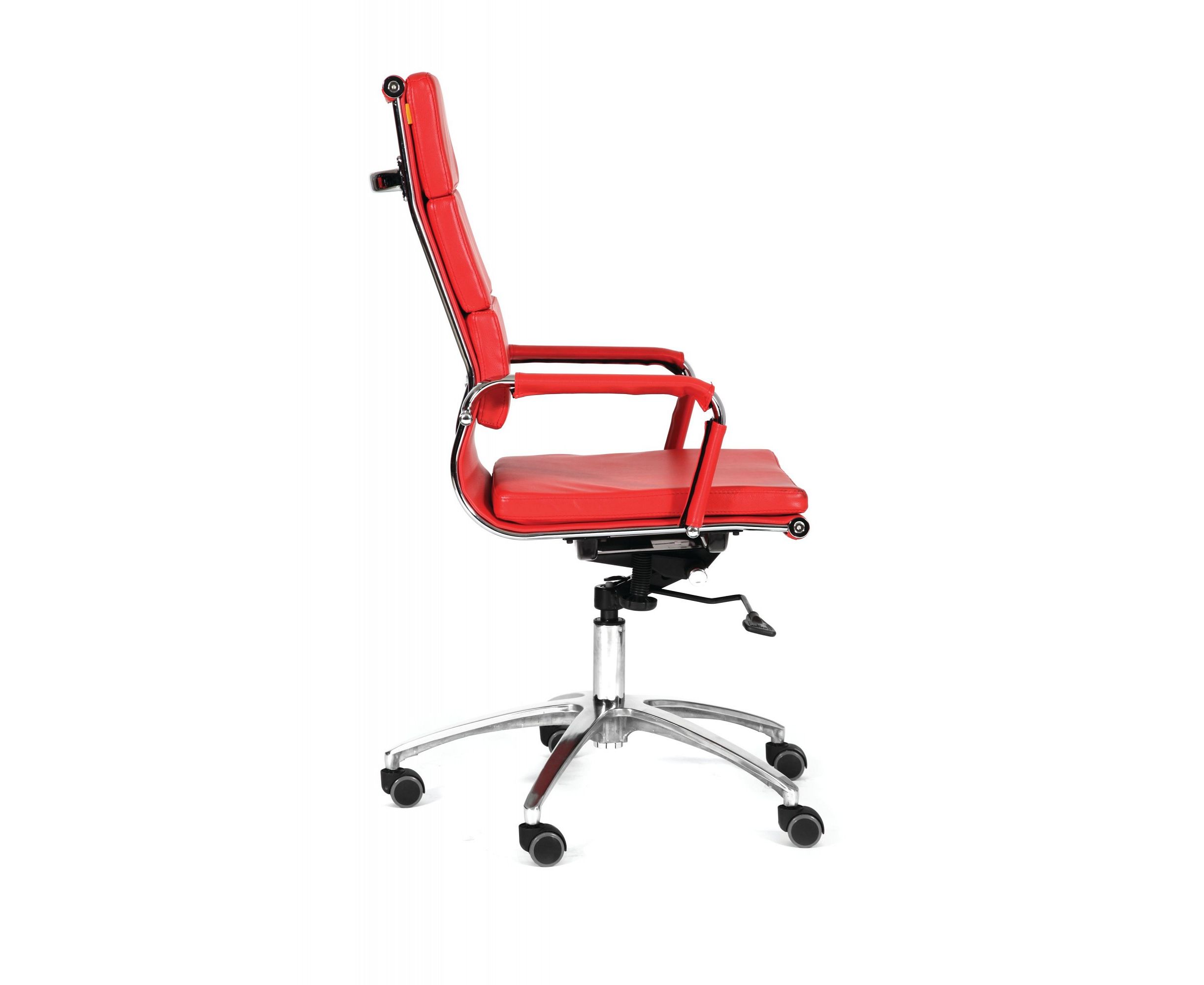Кресло офисное черно красное
