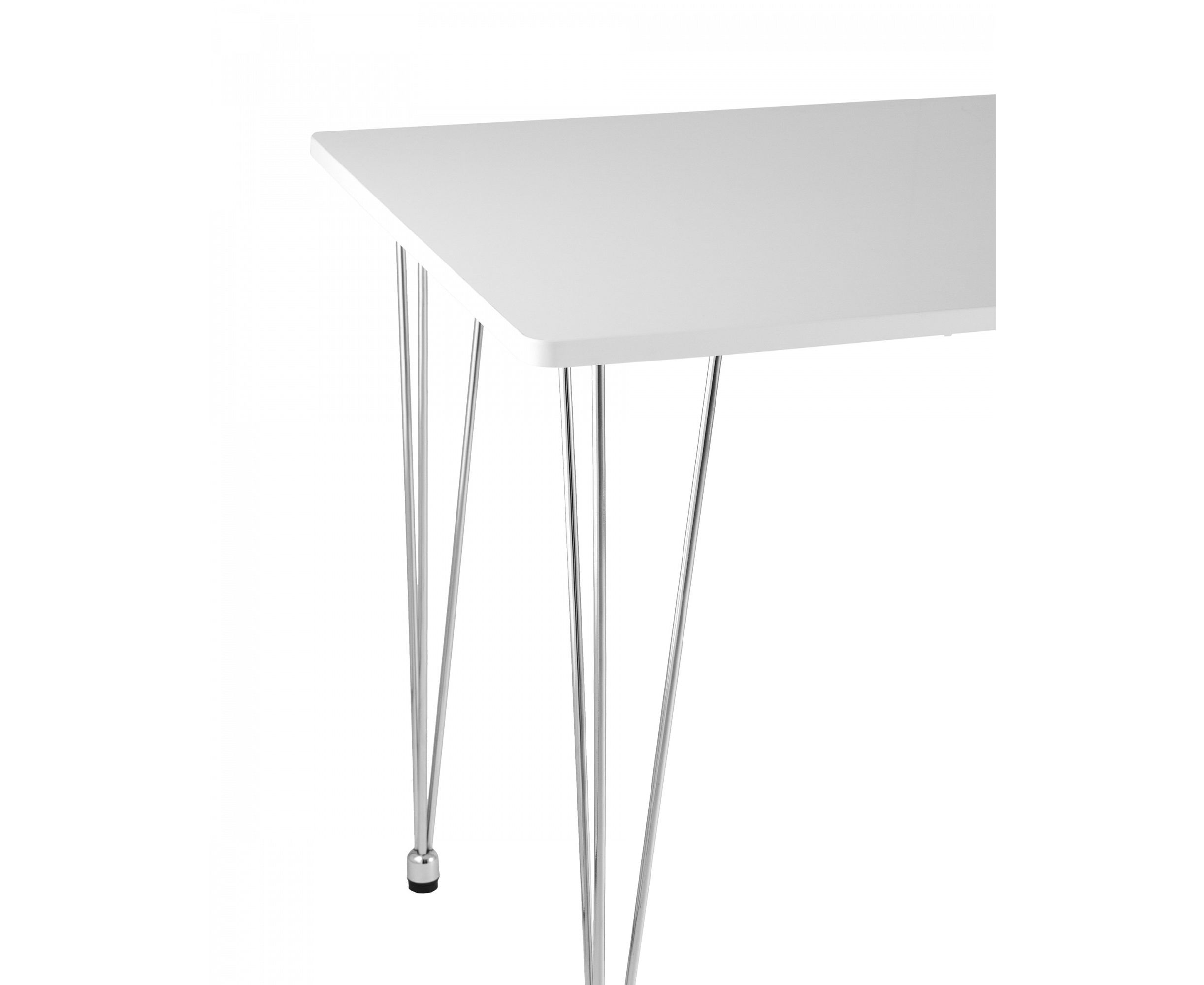 стол обеденный белый металлические ножки