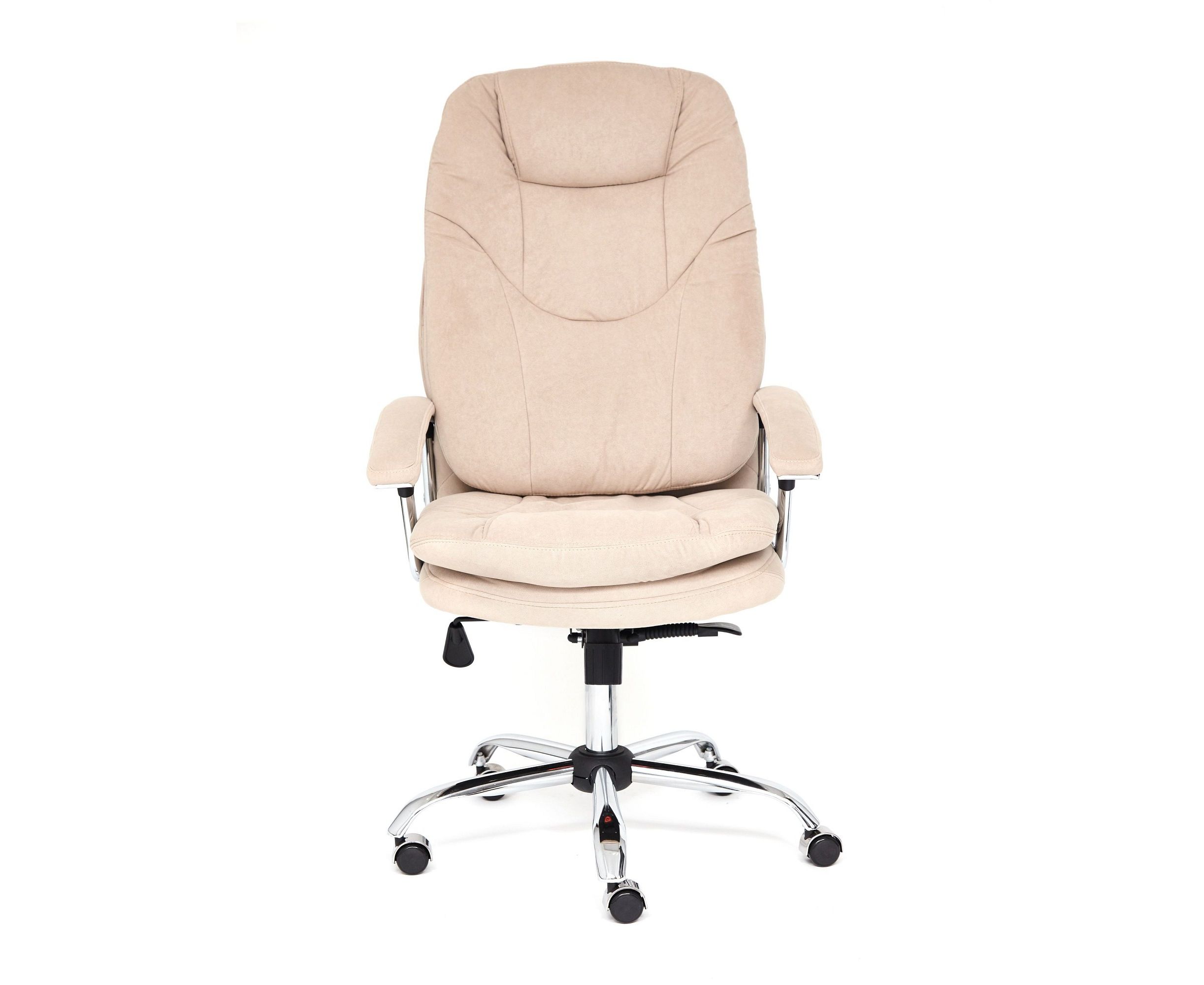 Кресло офисное TETCHAIR «Softy Lux Chrome Mirage Grey» (Софти Люкс хром)