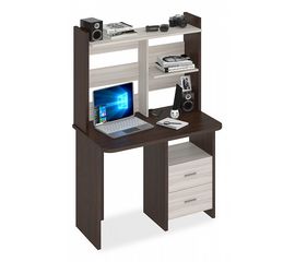  Стол компьютерный Домино Lite СКЛ-Прям100Р+НКЛ-100, фото 1 