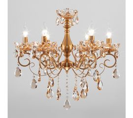  Подвесная люстра Escada 10109/6 бронза/тонированный хрусталь Strotskis, фото 1 