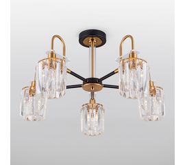  Люстра на штанге Tenia 70090/5 черный, фото 1 