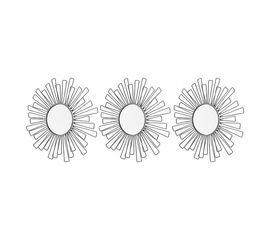  Набор из 3 зеркал настенных (25 см) Aviere 29230, фото 1 