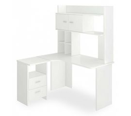  Стол компьютерный Нельсон Lite СКЛ-Угл130+НКЛХ-130 БЕ ЛЕВ, фото 1 