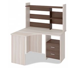  Стол компьютерный Домино Лайт СКЛ-Угл120+НКЛ-120, фото 1 