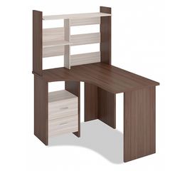  Стол компьютерный Домино Лайт СКЛ-Угл120+НКЛ-100, фото 1 