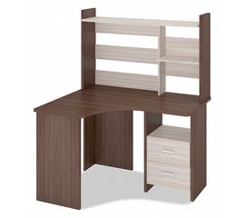  Стол компьютерный Домино Лайт СКЛ-Угл120+НКЛ-120, фото 1 