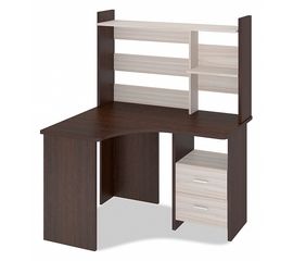  Стол компьютерный Домино Лайт СКЛ-Угл120+НКЛ-120, фото 1 