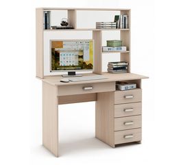  Стол компьютерный Лайт-5Я СН, фото 1 