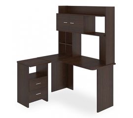  Стол компьютерный Домино Lite СКЛ-Угл130+НКЛХ-130 В ЛЕВ, фото 1 