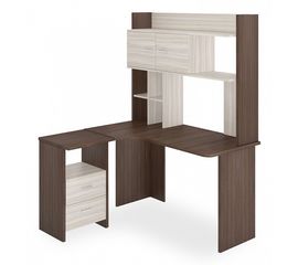  Стол компьютерный Домино Lite СКЛ-Угл130+НКЛХ-130 ШК ЛЕВ, фото 1 