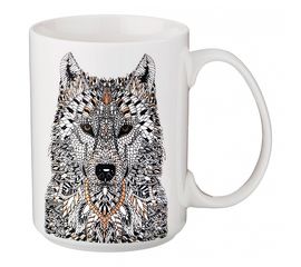  Кружка (500 мл) Волк 97-607, фото 1 