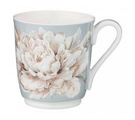  Кружка (340 мл) Белый Цветок 86-2429, фото 1 