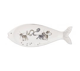  Блюдо декоративное (38 см) Котики 264-1044, фото 1 