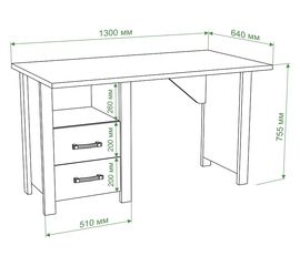  Стол письменный Бартоло СТД-130 с ТБД, фото 1 