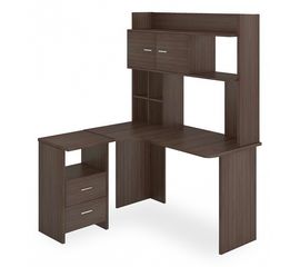  Стол компьютерный Домино Lite СКЛ-Угл130+НКЛХ-130, фото 1 