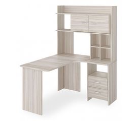  Стол компьютерный Домино Lite СКЛ-Угл130+НКЛХ-120 К ПРАВ, фото 1 