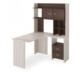  Стол компьютерный Домино Lite СКЛ-Угл130+НКЛХ-120, фото 1 