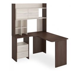  Стол компьютерный Домино Lite СКЛ-Угл130+НКЛХ-120 ШК ЛЕВ, фото 1 