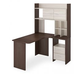  Стол компьютерный Домино Lite СКЛ-Угл130+НКЛХ-120, фото 1 