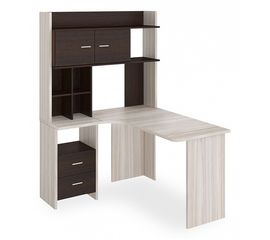  Стол компьютерный Домино Lite СКЛ-Угл130+НКЛХ-120 КВ ЛЕВ, фото 1 