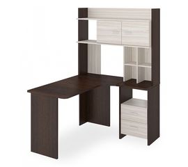  Стол компьютерный Домино Lite СКЛ-Угл130+НКЛХ-120 ВК ПРАВ, фото 1 