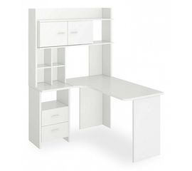  Стол компьютерный Нельсон Lite СКЛ-Угл130+НКЛХ-120 БЕ ЛЕВ, фото 1 