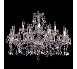  Подвесная люстра 1413/10+5/300/G/Leafs, фото 1 