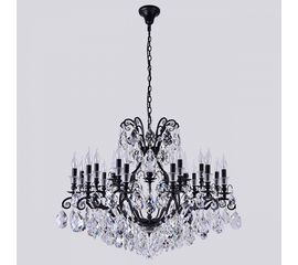  Подвесная люстра 19 MAGNIFICO SP19 BLACK/TRANSPARENT, фото 1 