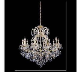  Подвесная люстра 11 ISABEL SP11 GOLD/TRANSPARENT, фото 1 