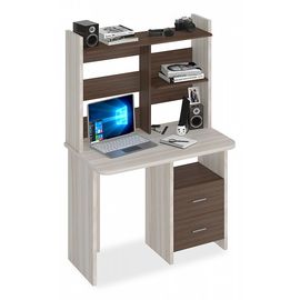  Стол компьютерный Домино Lite СКЛ-Прям100Р+НКЛ-100, фото 1 